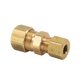 Thrifco 4401059 62R 3/8 Inch Comp x 1/4 Inch Comp Lead-Free Brass Reducer Coupling