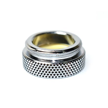 Thrifco 4400404 Aerator Adapter Small Male PP Size: 55/64 Inch-27T x 3/4 Inch-27T Lead Free Brass - 1.5 GPM