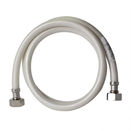 Thrifco Plumbing 4400445 1/2 Inch FIP x 1/2 Inch FIP Flexible Braided PVC 48 Inch Extended Riser