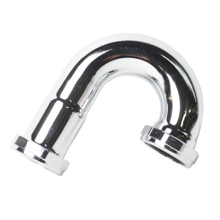 Thrifco Plumbing 4400654 22 Gauge 1-1/4 Inch x 1-1/4 Inch Chrome Plated Brass Tubular J-Bend