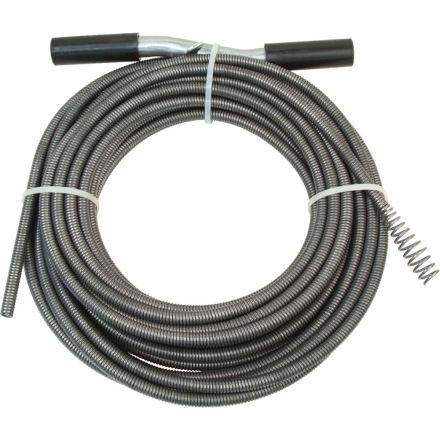 Thrifco Plumbing 4400728 1/2 Inch x 50 ft. Cable Drain Pipe Auger with Speed-Grip Handle