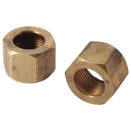 Thrifco Plumbing 4401381 #61-C 7/8 Inch Lead-Free Brass Compression Nut