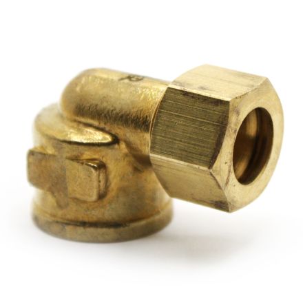 Thrifco 4401396 #70-C 1/2 Inch x 1/2 Inch Lead-Free Brass Compression FIP 90 Elbow