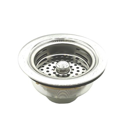 Thrifco 4401415 3-1/2 Inch Kitchen Sink Strainer Assembly (Chrome Plated Brass)