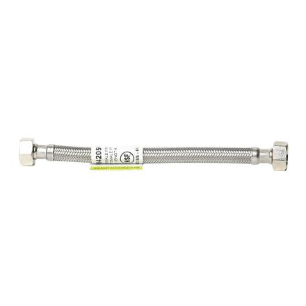 Thrifco Plumbing 4401418 1/2 Inch FIP x 1/2 Inch FIP x 9 Inch Long Stainless Steel Riser