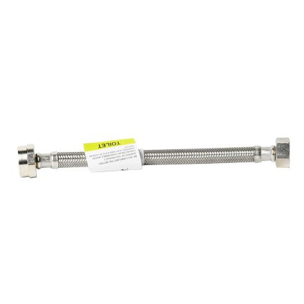 Thrifco 4401433 1/2 Inch FIP x 7/8 Inch Ballcock x 9 Inch Long Stainless Steel Riser