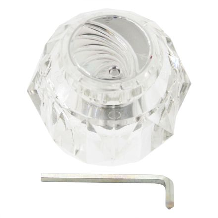 Thrifco 4401525 Replacement Delta Tub and Shower Faucet Conversion Handle - Clear Acrylic