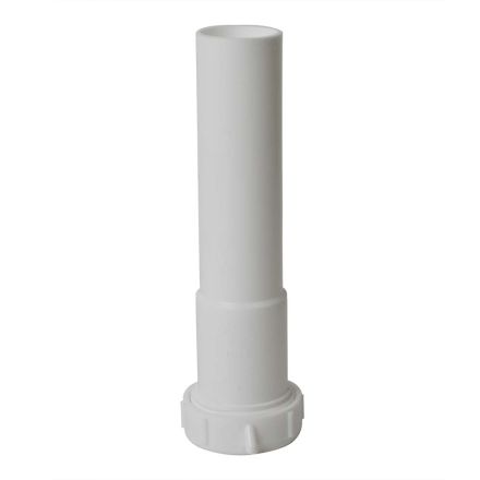 Thrifco Plumbing 4401632 1-1/4 Inch x 12 Inch Long Slip Joint Extenstion Tube with Nut & Washer