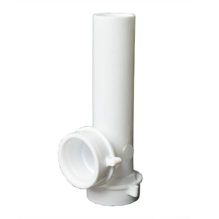 Thrifco Plumbing 4401655 1-1/2 Inch Plastic Tubular E.O Slip Joint Tee W/ Baffle