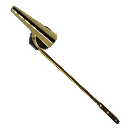 Thrifco 4401830 Universal Front Mount Toilet Tank Trip Lever - Polished Brass