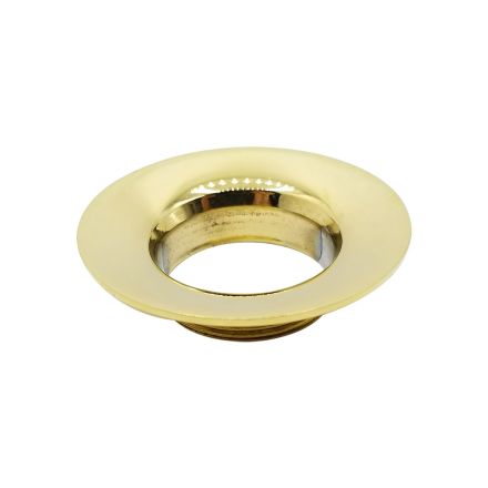Thrifco Plumbing 4402222 Replacement Lavatory Pop-up Flange - Male (Polished Brass)