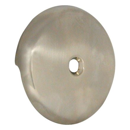 Thrifco 4402297 Single Hole BathTub Drain Overflow Plate with Screw, Brushed Nickel Finish, Replaces Danco 89235