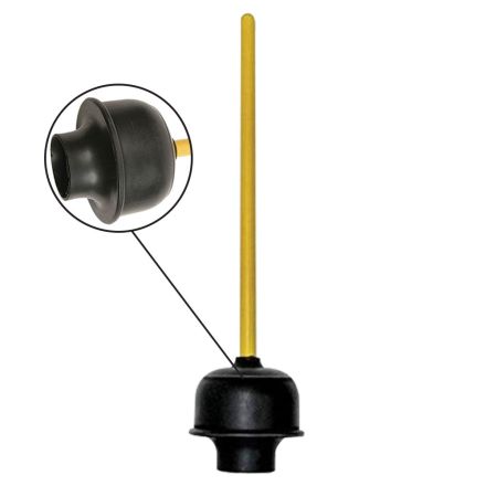 Thrifco Plumbing 5038029 Modern Deluxe Flanged Toilet Plunger