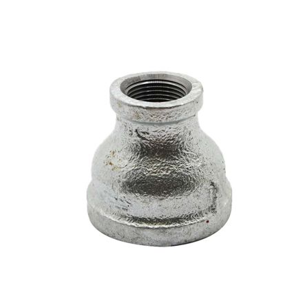 Thrifco 5218031 1/2 Inch x 1/8 Inch Galvanized Steel Reducer Coupling