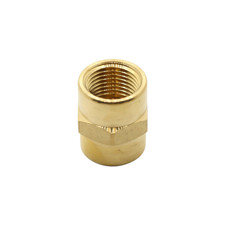 Thrifco 5316017 1/4 Coupling Brass Barstock