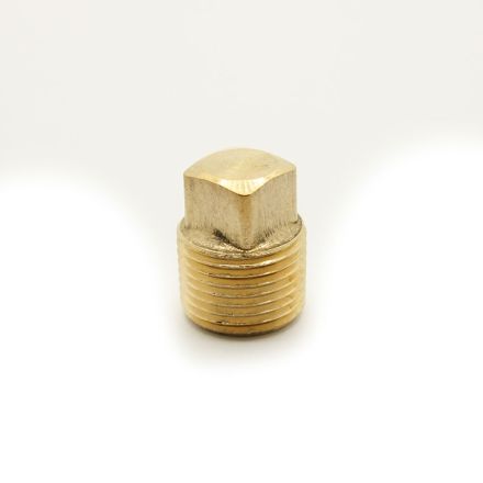 Thrifco Plumbing 5316091 3/8 Inch Brass Plug Barstock