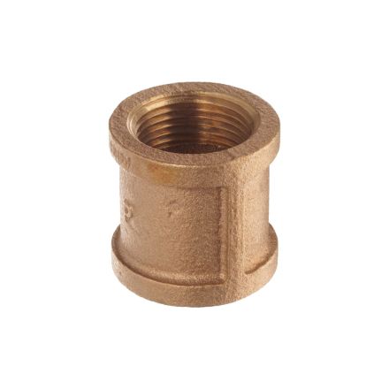 Thrifco Plumbing 5318019 3/8 Inch Brass Coupling