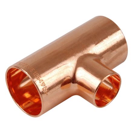 Thrifco 5436060 1-1/4 Inch X 1-1/4 Inch X 3/4 Inch Copper Reducing Tee