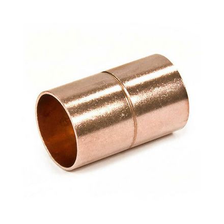 Thrifco Plumbing 5436078 1/2 Copper Coupling W/Stop