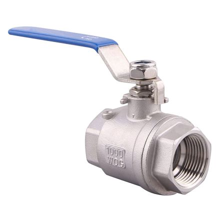 Thrifco 6419032 1/2 Inch Stainless Steel 304 Ball Valve - 1000 WOG