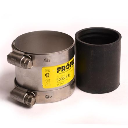 Thrifco 6722807 1-1/2 Inch CPR x CPR No Hub Coupling
