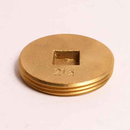 Thrifco 6744299 2 1/2 Brass Countersunk Co Plug