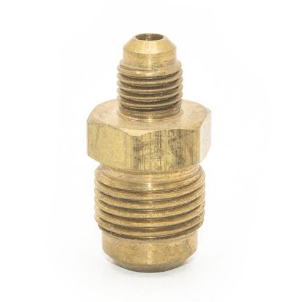 Thrifco Plumbing 6942012 #42R 5/16 Inch x 1/4 Inch Brass Flare Reducer Union