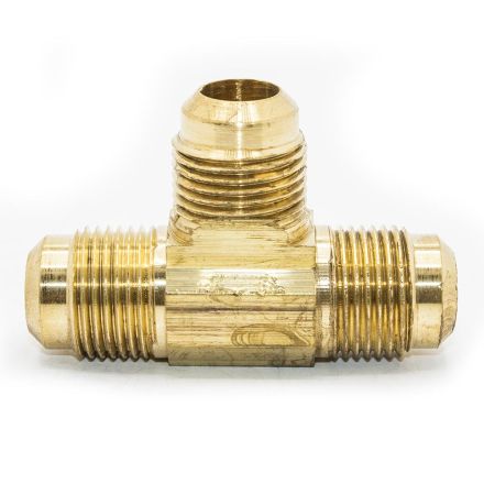 Thrifco Plumbing 6944003 #44 1/4 Inch Brass Flare Tee