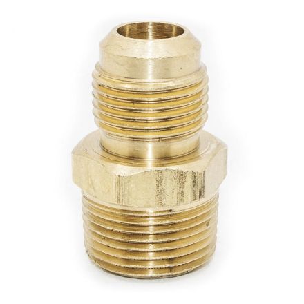 Thrifco 6948020 #48 1/2 Inch x 3/4 Inch Brass Flare MIP Adapter