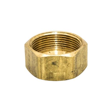 Thrifco Plumbing 6961003 #61 1/4 Inch Lead-Free Brass Compression Nut