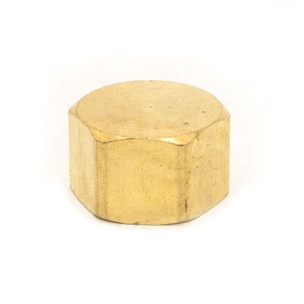 Thrifco Plumbing 6961010 #61C 1/4 Inch Lead-Free Brass Compression Cap