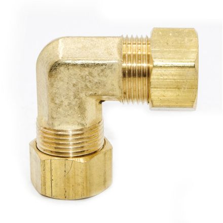 Thrifco Plumbing 6965009 #65 7/8 Inch Lead-Free Brass Compression Elbow
