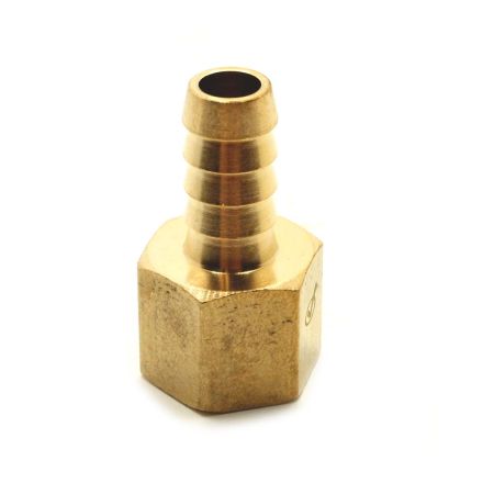 Thrifco 7028134 1/4 Inch Hose Barb X 1/8 Inch FIP Brass Adapter