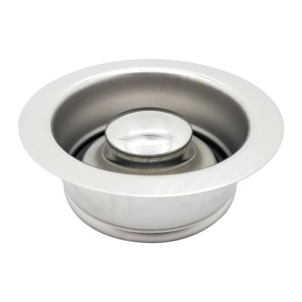 Thrifco 7343200 ISE Garbage Disposal Flange Assembly with Stopper – Stainless Steel Finish
