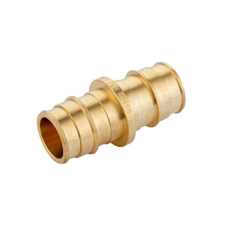 Thrifco 7920013 3/4 Inch x 1/2 Inch Brass Reducing Coupling Lead Free F1960 - PEX (A)
