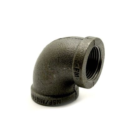 Thrifco 8317010 2 Inch Black Steel 90 Elbow