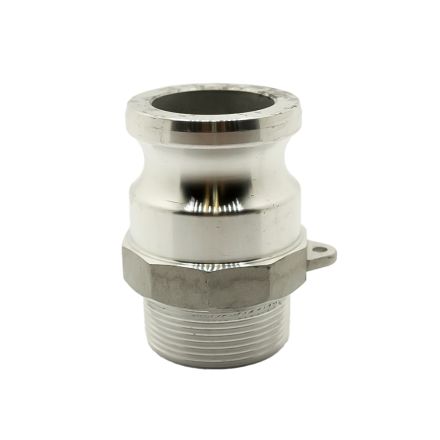 Fire Safe 8613025 1-1/2 Inch Male Camlock Coupler x 1-1/2 Inch Male NPT Aluminum Fitting - Style F
