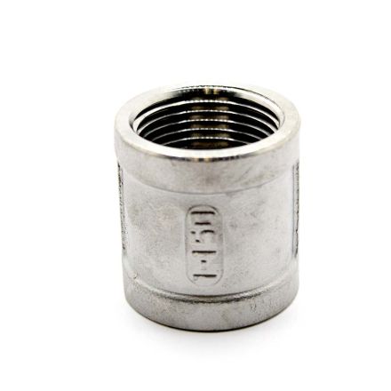 Thrifco 8918023 1-1/4 Inch Coupling Stainless Steel - Bulk