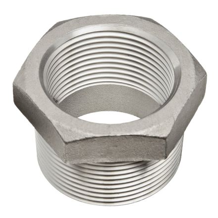 Thrifco Plumbing 9018060 1/2 X 1/8 Stainless Steel Bushing - Packaged