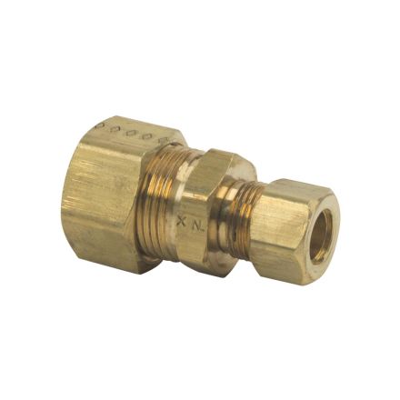Thrifco Plumbing 9462018 #62R 5/8 Inch x 3/8 Inch Lead-Free Brass Compression Union