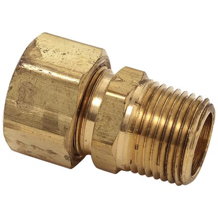 Thrifco 9468020 #68 1/2 Inch x 1/4 Inch Lead-Free Brass Compression MIP Adapter