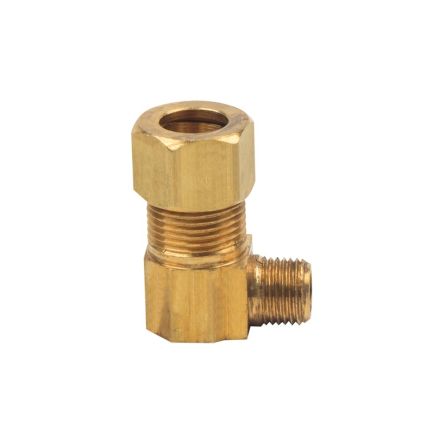 Thrifco 9469008 #69 3/8 Inch x 1/8 Inch Lead-Free Brass Compression MIP Elbow